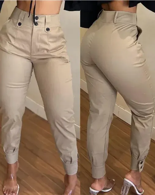 Damen-Cargo-Caprihose 4