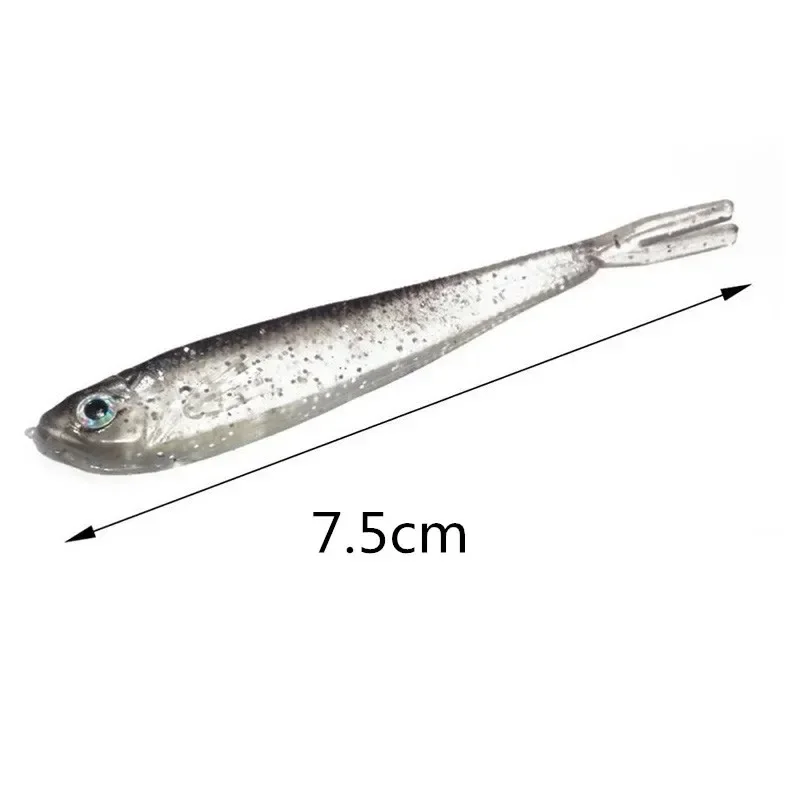 Silikon-Swimbait-Köder mit Gabelschwanz 2