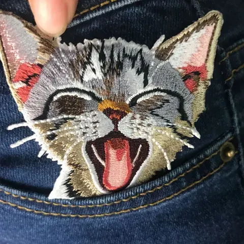 Aufbügel-Katzen-Aufnäher
