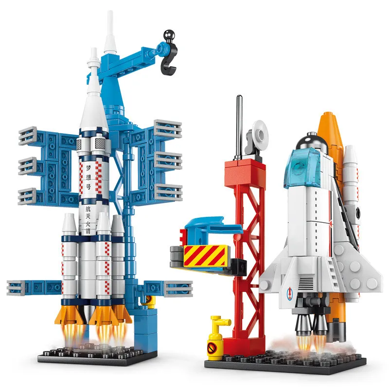 107-teiliges Weltraumrakete-Bausteinset 4