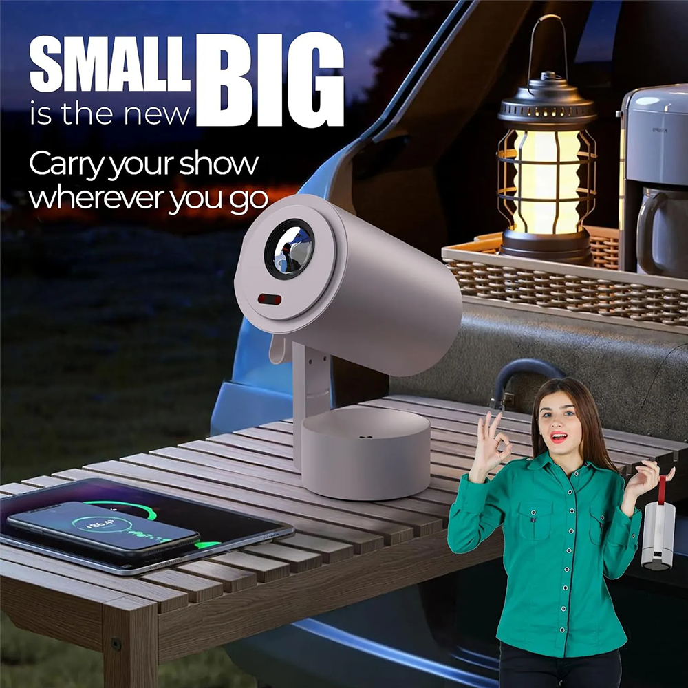 Mini Full-HD Projektor kabellos Smartphone 3