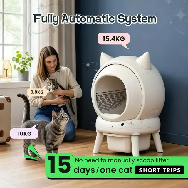 Selbstreinigende Katzentoilette 3