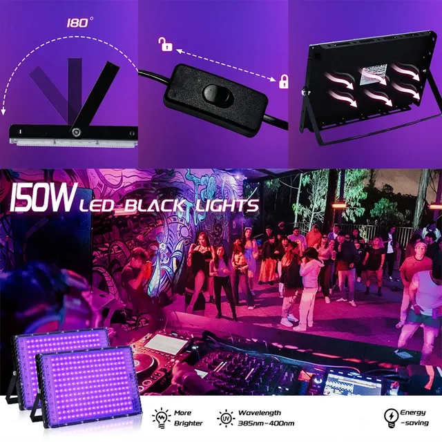 UV-Schwarzlicht-Fluter 4