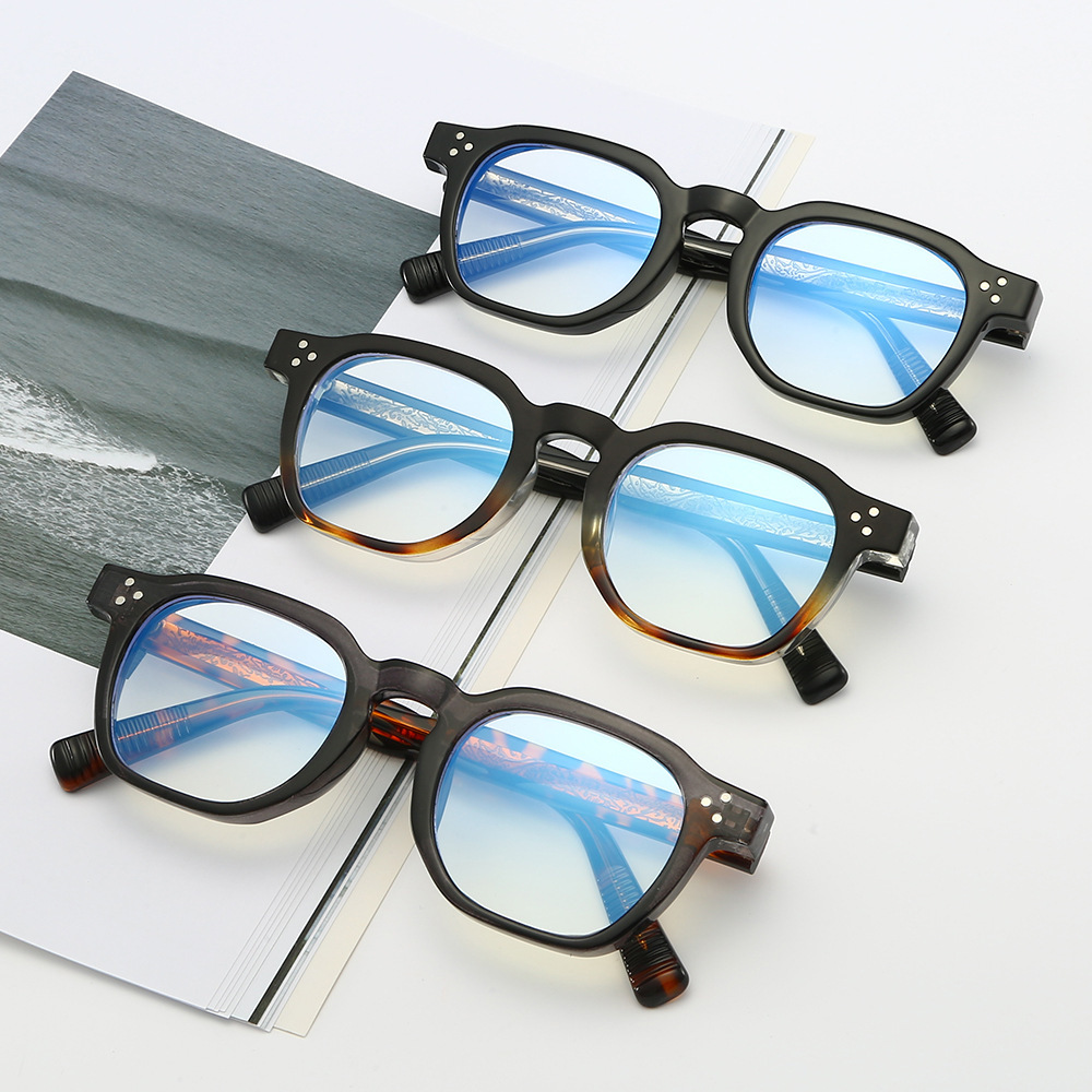 Leichte Blaulichtfilter-Computerbrille mit Rundrahmen