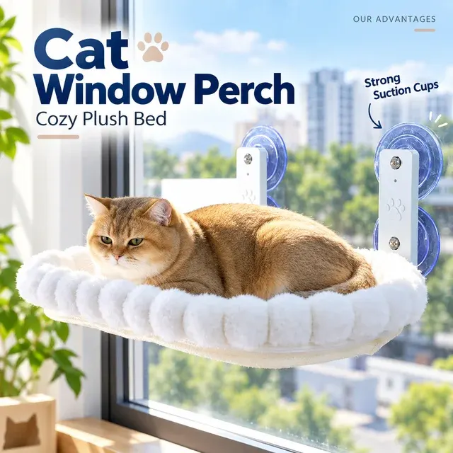 Katzen-Fensterhängematte 2