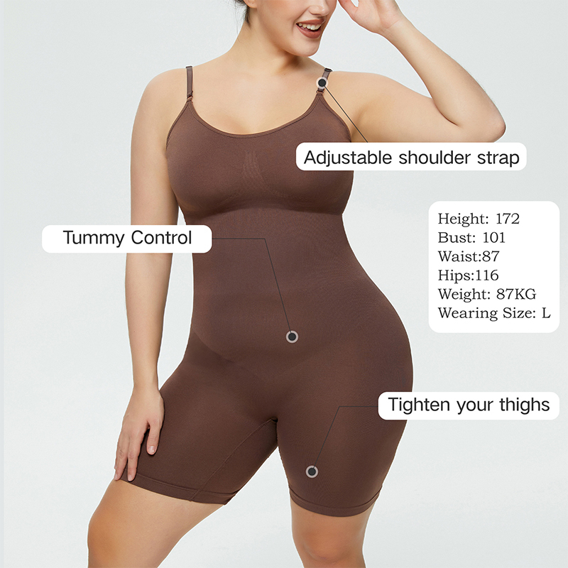 Nahtloser Shapewear Bodysuit mit Bauchkontrolle für Damen 4