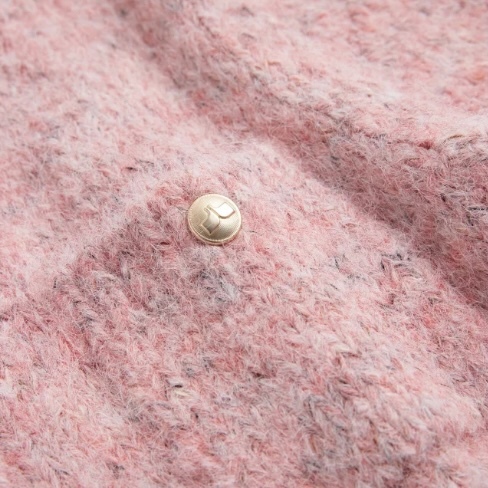 Baumwoll-Strickcardigan mit Einzelknopf 4
