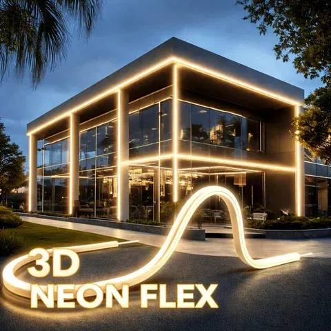 Architektonische LED-Neonröhre aus Silikon, 24V
