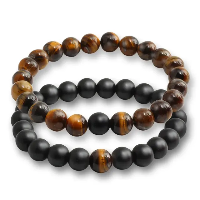 Naturstein-Perlenarmband 3