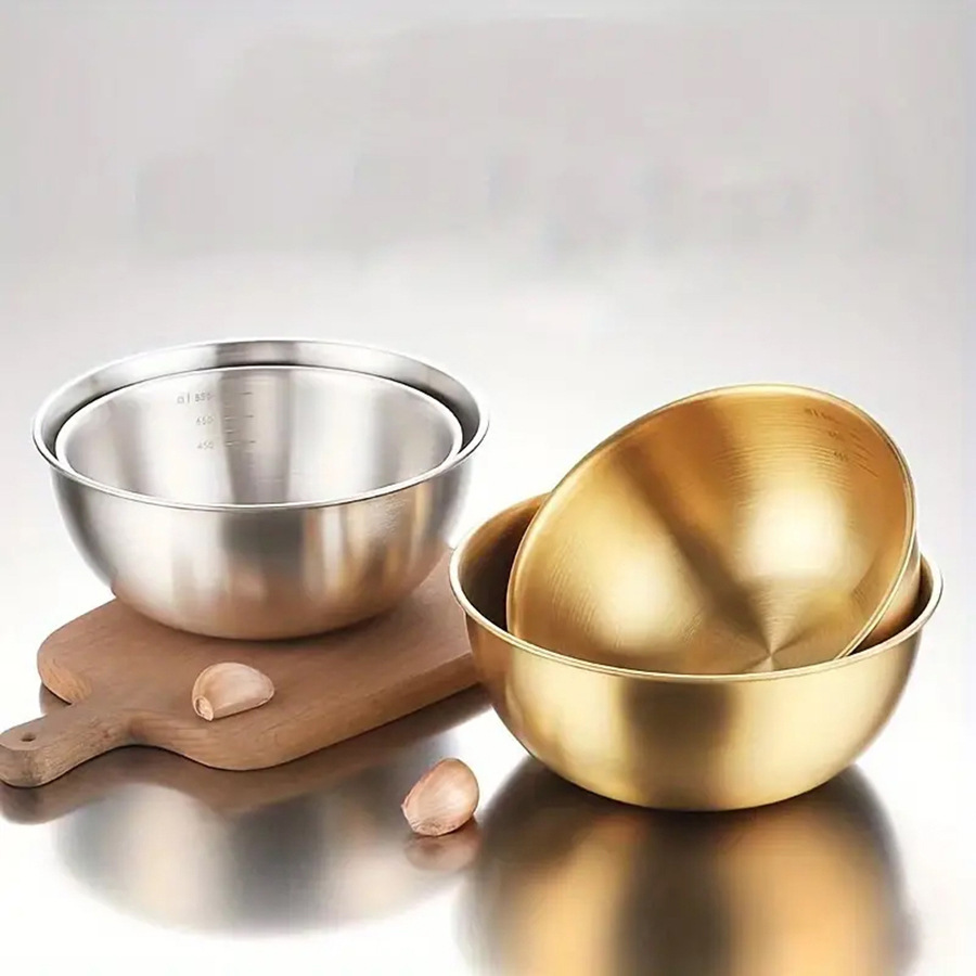 3-teiliges Edelstahl-Salatschüssel-Set 2