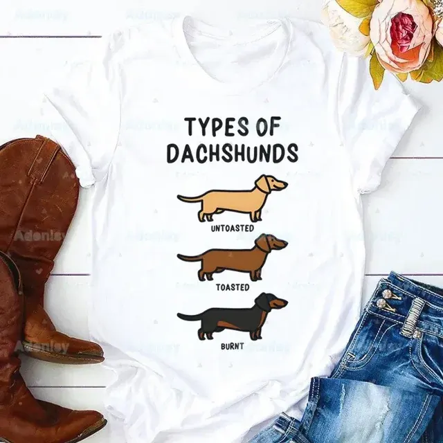 Dackel-Damen-T-Shirt 4