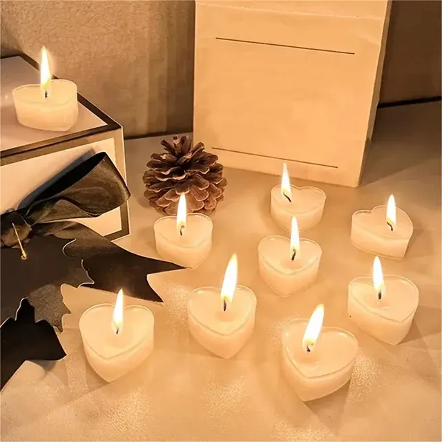 Herz-Teelichter-Set 4