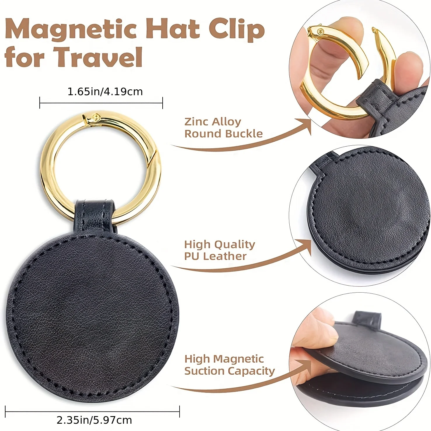 Hutclip für Taschen 2