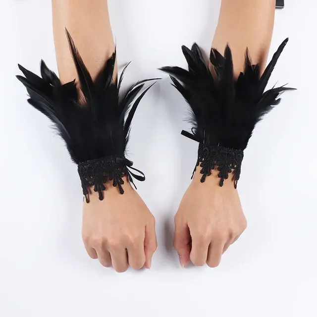 Gothic-Kragen-Manschetten-Set 4