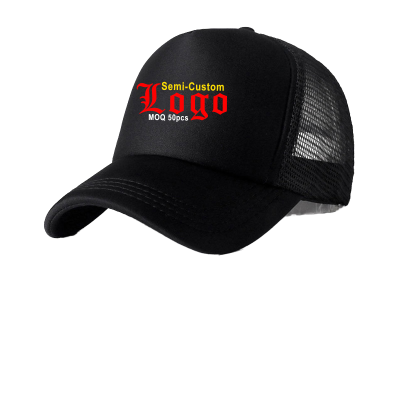 Atmungsaktive Netz-Trucker-Cap mit Stickerei