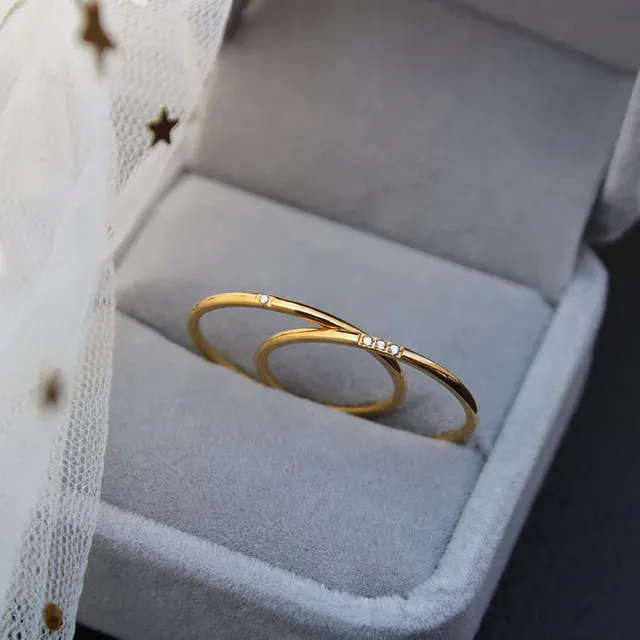 Stapelbarer Zirkon-Ring 3
