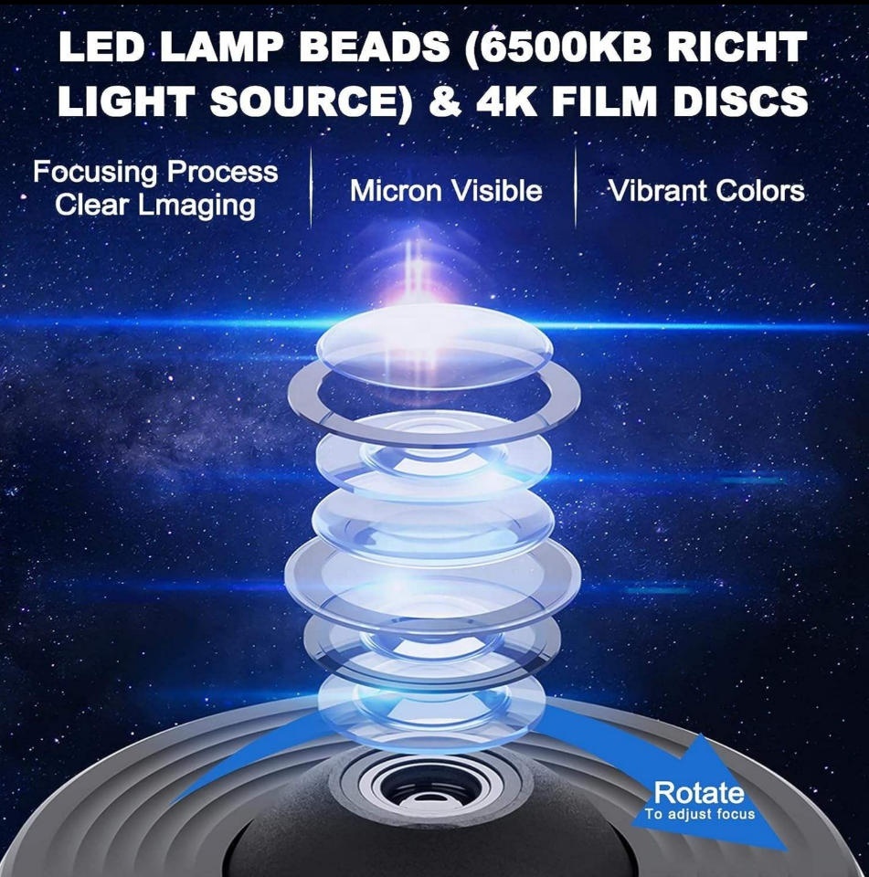 360 Grad Galaxie Projektor Sternenhimmel Raumlicht 4