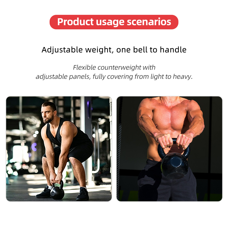 Verstellbare Competition-Kettlebell 12–32 kg 3