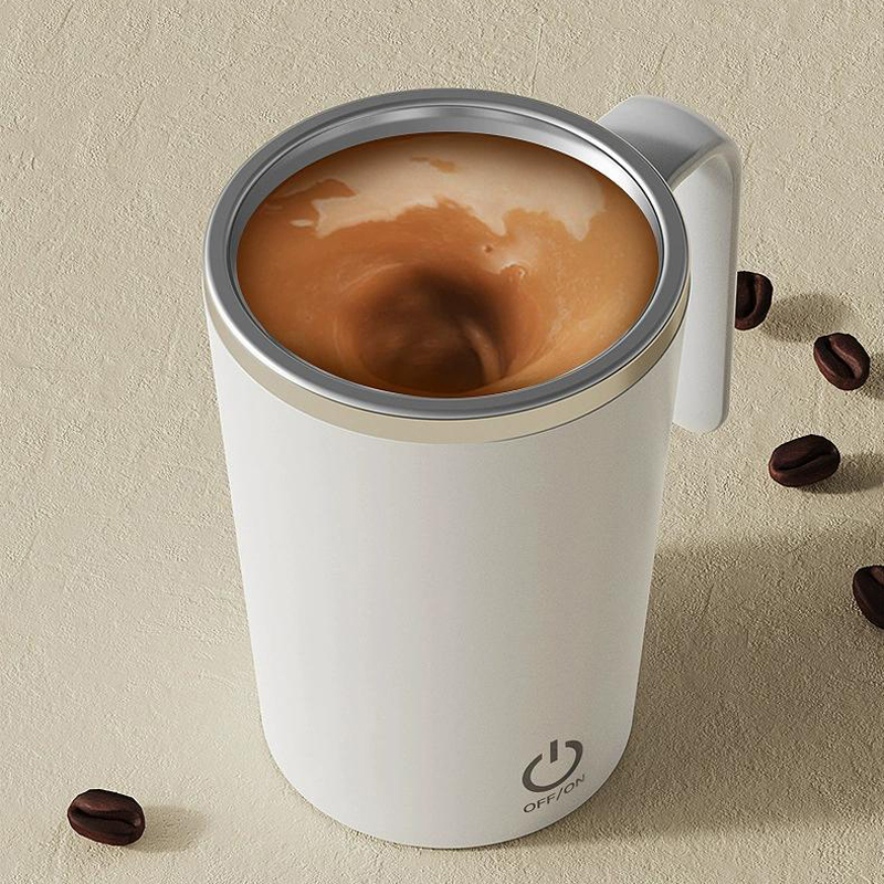 Selbstrührende USB-Kaffeetasse 400 ml mit Griff