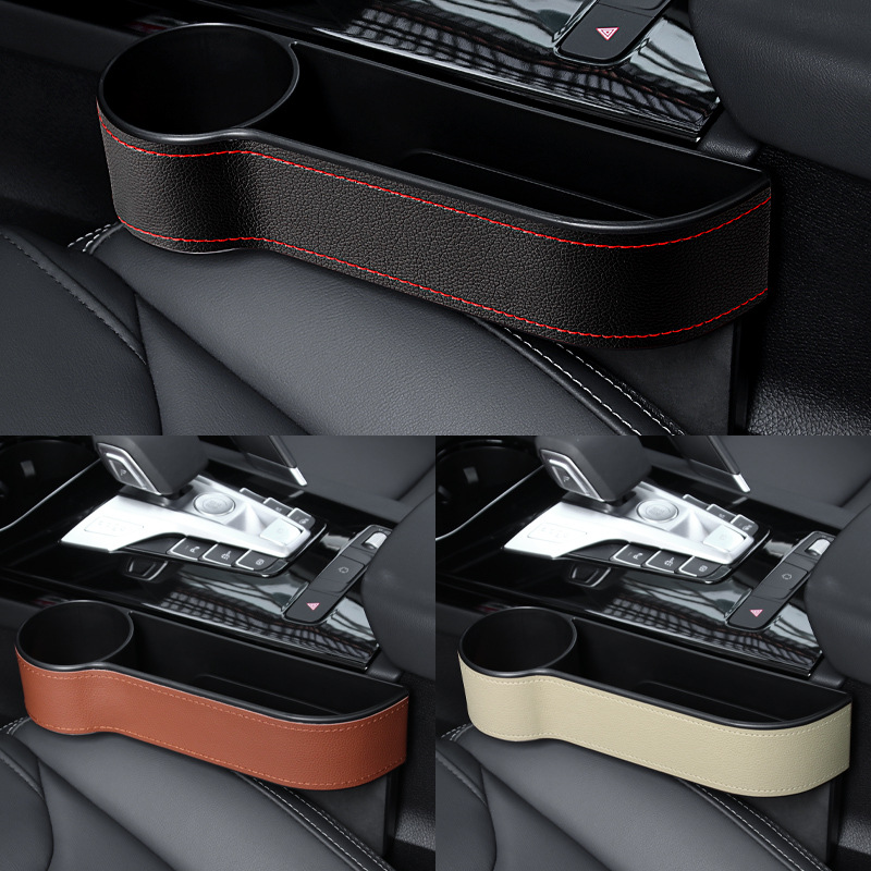 PU-Leder Autositz-Organizer mit USB 3