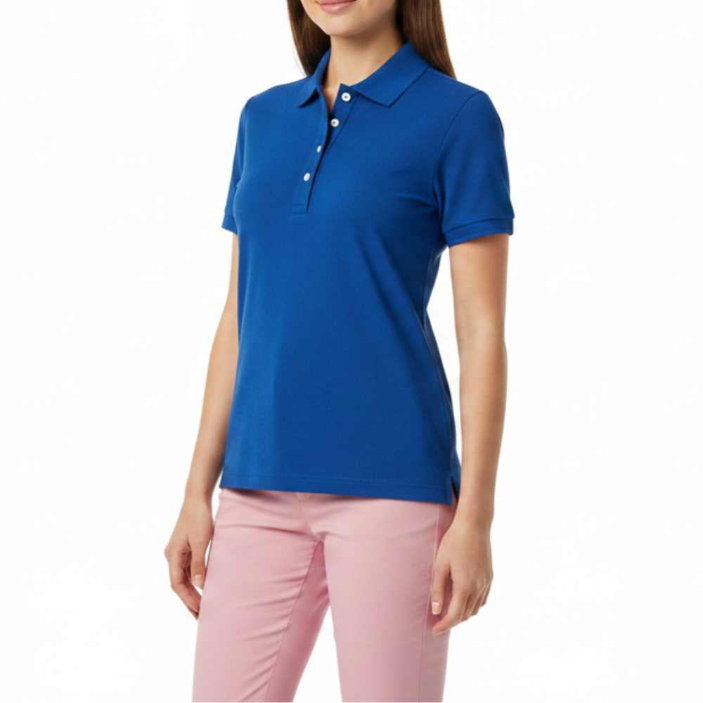 Damen-Poloshirt aus Strick, schnelltrocknend 2