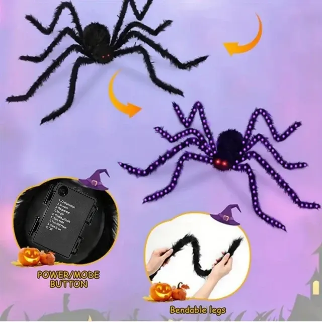 Halloween-Spinnenlicht 4