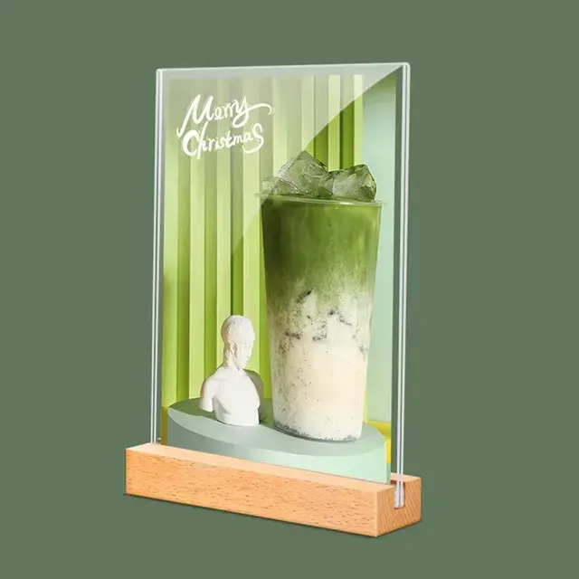 Menühalter Acryl 2