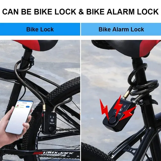 Fahrradschloss mit Alarm 2
