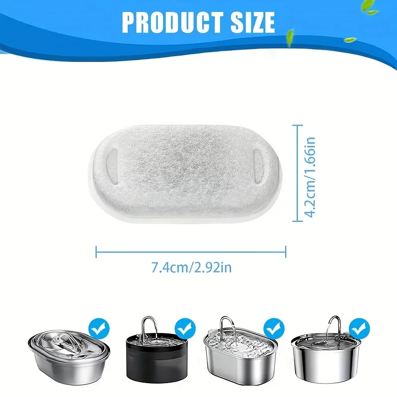 Ersatzfilter mit Aktivkohle für Trinkbrunnen 2