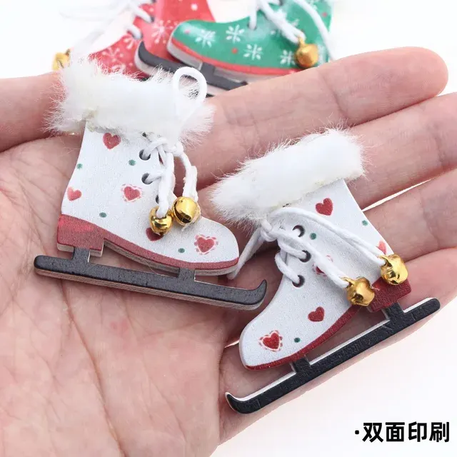 Mini-Weihnachtsschlittschuhe 4