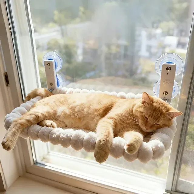 Katzen-Fensterhängematte mit Saugnäpfen 2