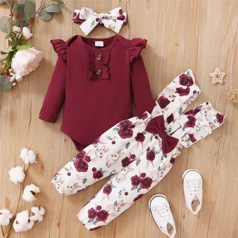 Baby-Mädchen-Kleidungsset