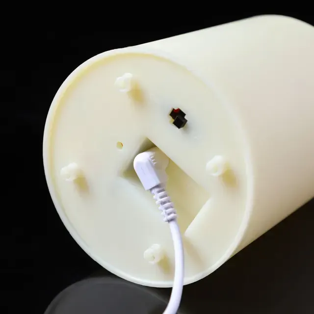Wiederaufladbare USB-LED-Tanzkerzen mit Fernbedienung 3