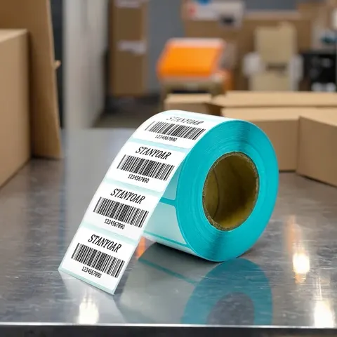 Thermo-Versandetiketten auf Rolle