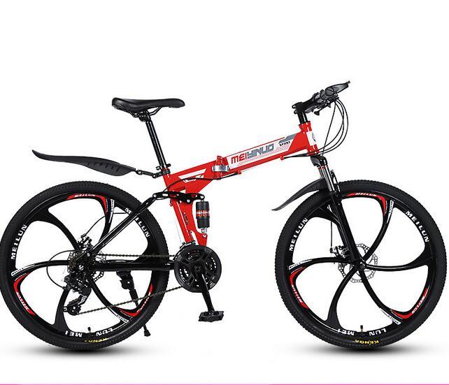 Faltbares Stahl-Mountainbike mit 21 Gängen 4