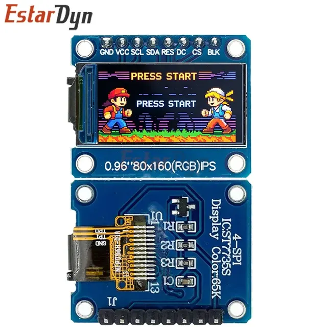 0,96 Zoll IPS TFT-Display 160x80 für Raspberry Pi 2