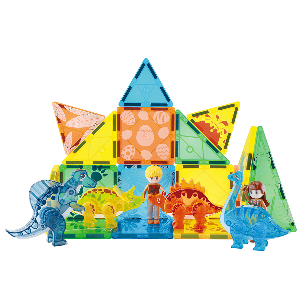 3D-Dinosaurier-Magnetbausteine 49-teilig 2