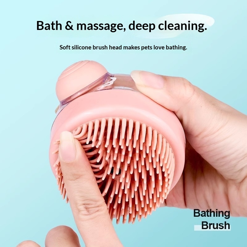 Fellpflege-Badehandschuh mit Langgriff 2