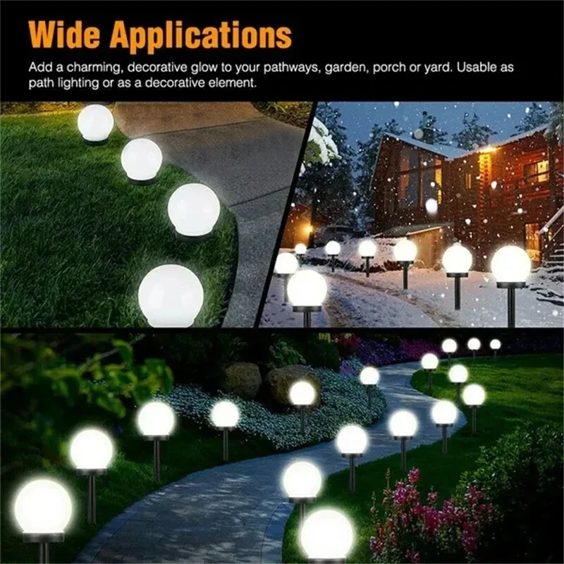 Solar-LED-Gartenkugeln, 1er bis 9er-Set 2