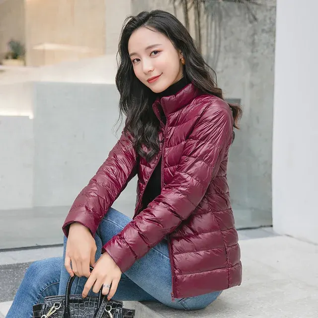 Ultraleichte Damen Steppjacke kurz 3