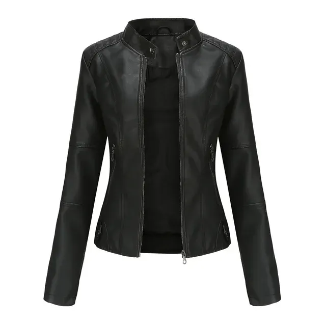 Kunstleder-Bikerjacke 3