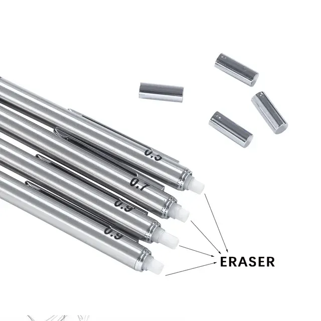 Metall-Druckbleistift-Set mit Minen 3