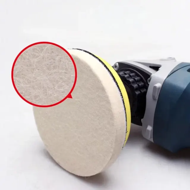 Wollfilz-Polierpad, 75-180 mm für Bohrer 2