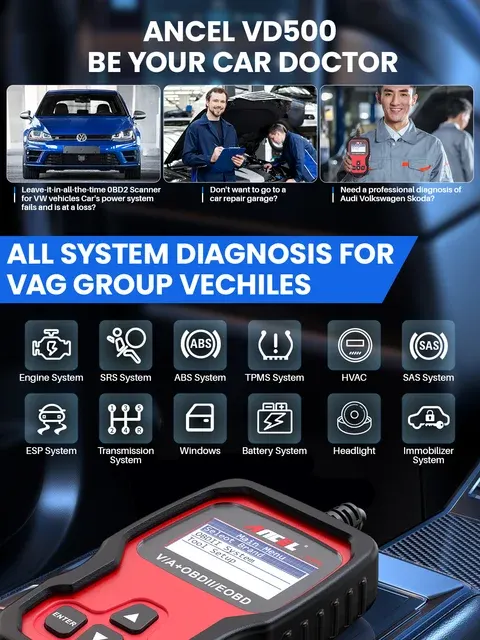 VAG-Diagnosegerät mit ABS- und Öl-Reset 2