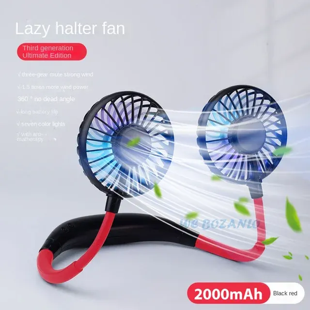 Tragbarer Halslüfter mit Dualfan 2