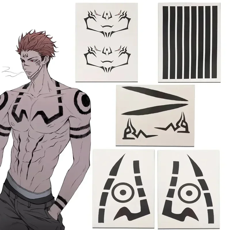 Anime-Tattoo-Aufkleber