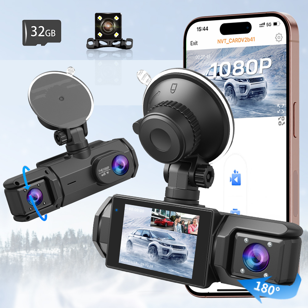 Dashcam vorne und hinten