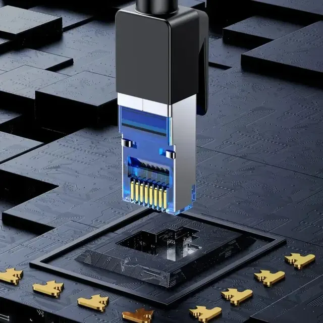 Cat8 Ethernet-Netzwerkkabel 40 Gbps 4