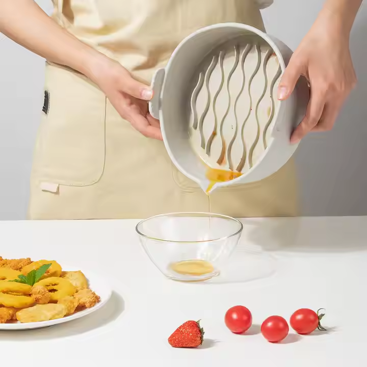 Silikon Backeinlagen für Heißluftfritteuse mit Griff 4