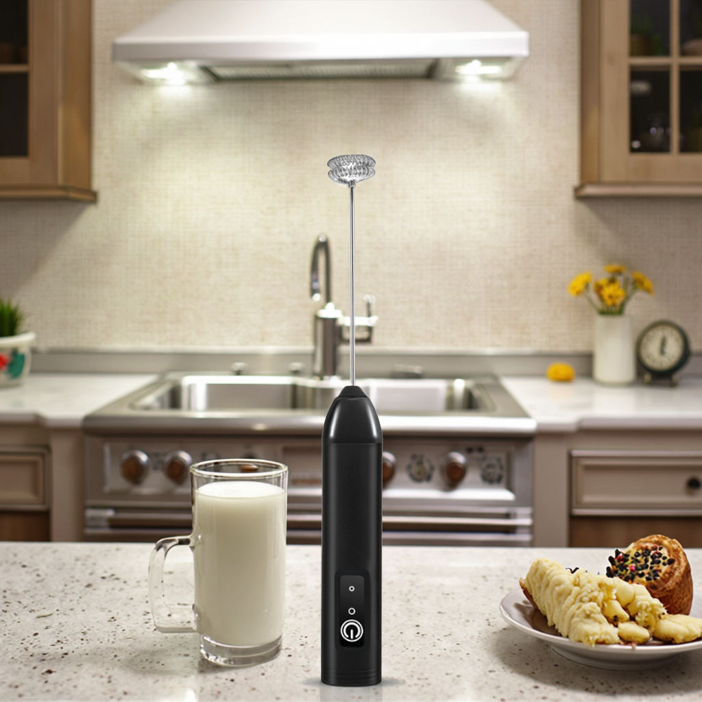 Akku-Milchschäumer Mini-Handmixer 3 Geschwindigkeiten 3